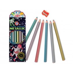 6 crayons de couleur -...