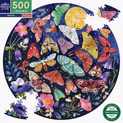 Puzzle 500 moths Eeboo