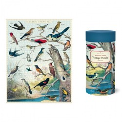 Puzzle vintage oiseaux Cavallini