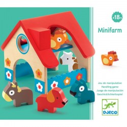 Minifarm jouet bois Djeco